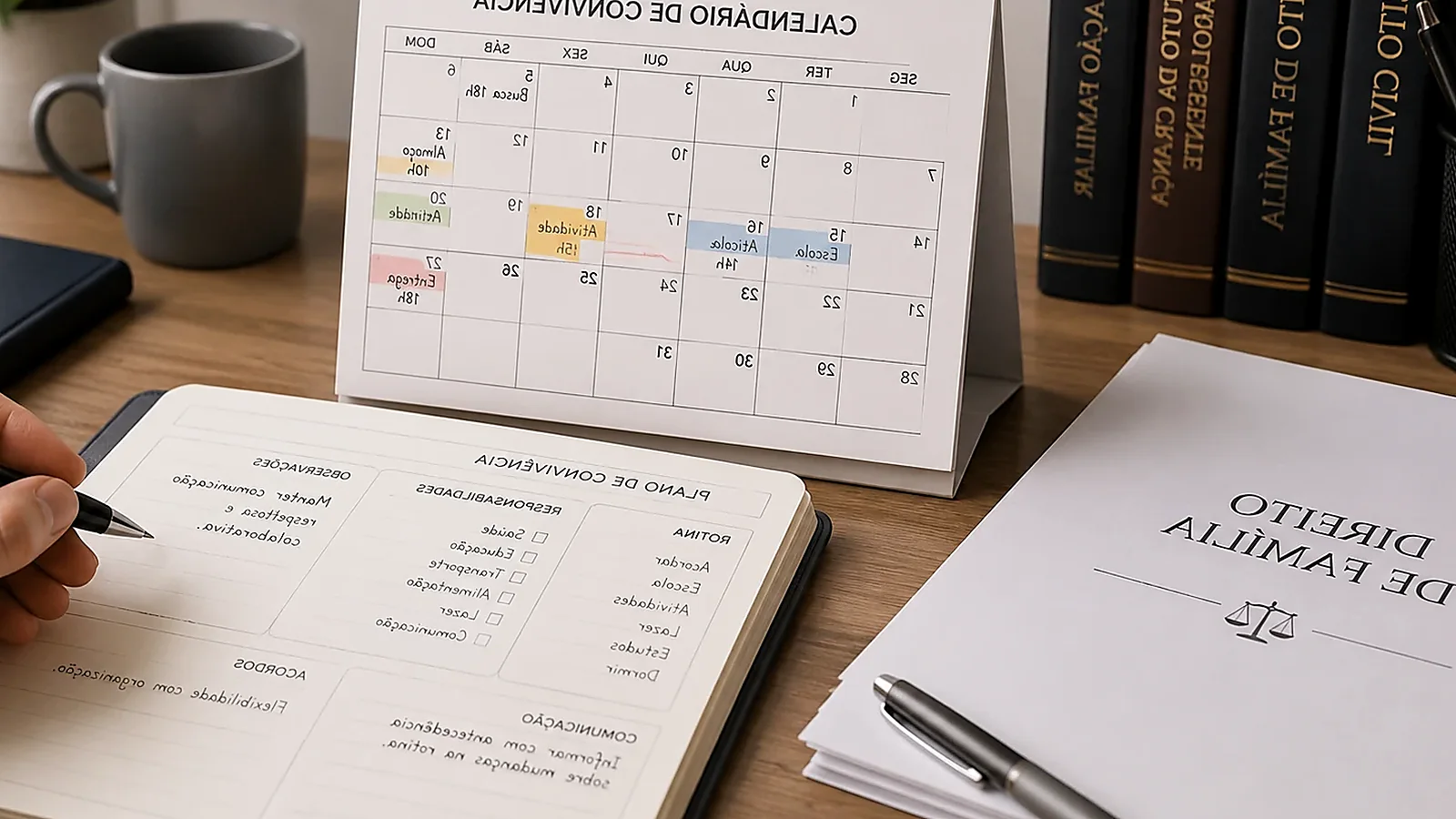 Imagem institucional de apoio à página sobre Regulamentação de Convivência